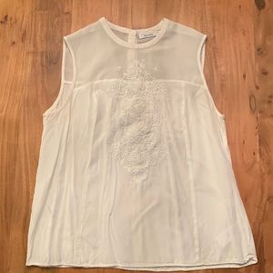 Ricki’s White Sleeveless Dress Shirt